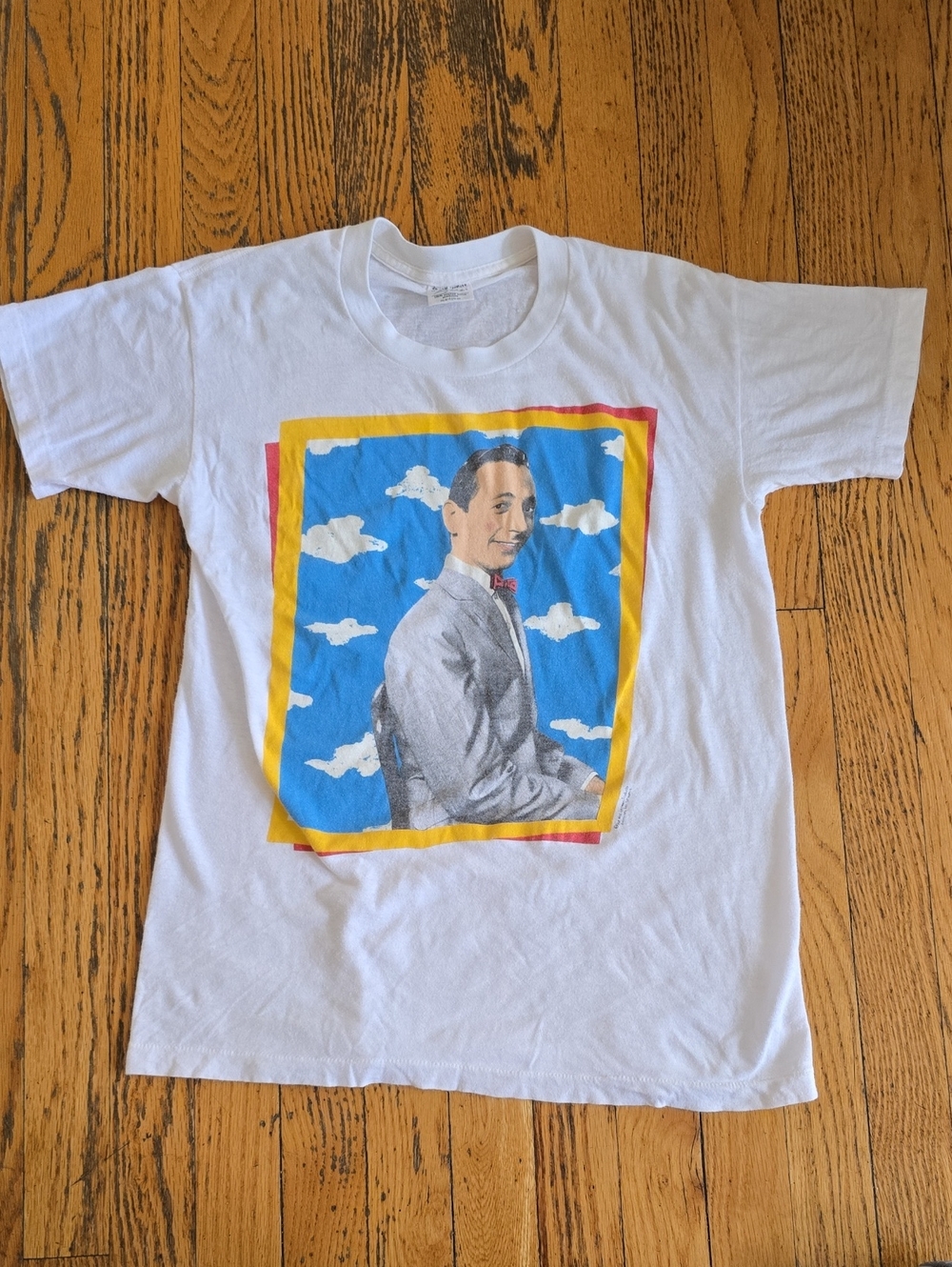 Vintage Pee Wee Herman 80s T Shirt De Santis Medium